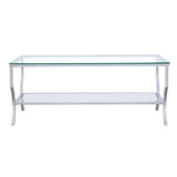 Saide - Rectangular Glass Top Table