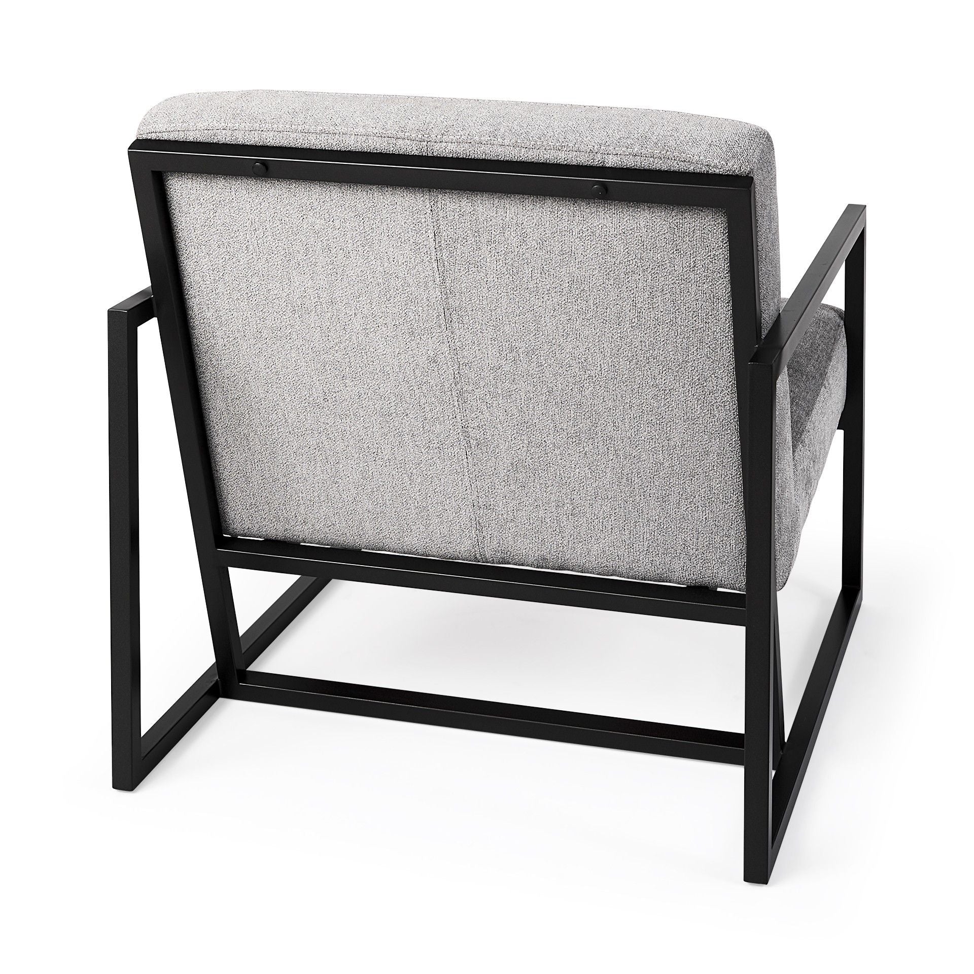 Geo Modern Accent Or Side Chair - Gray / Black