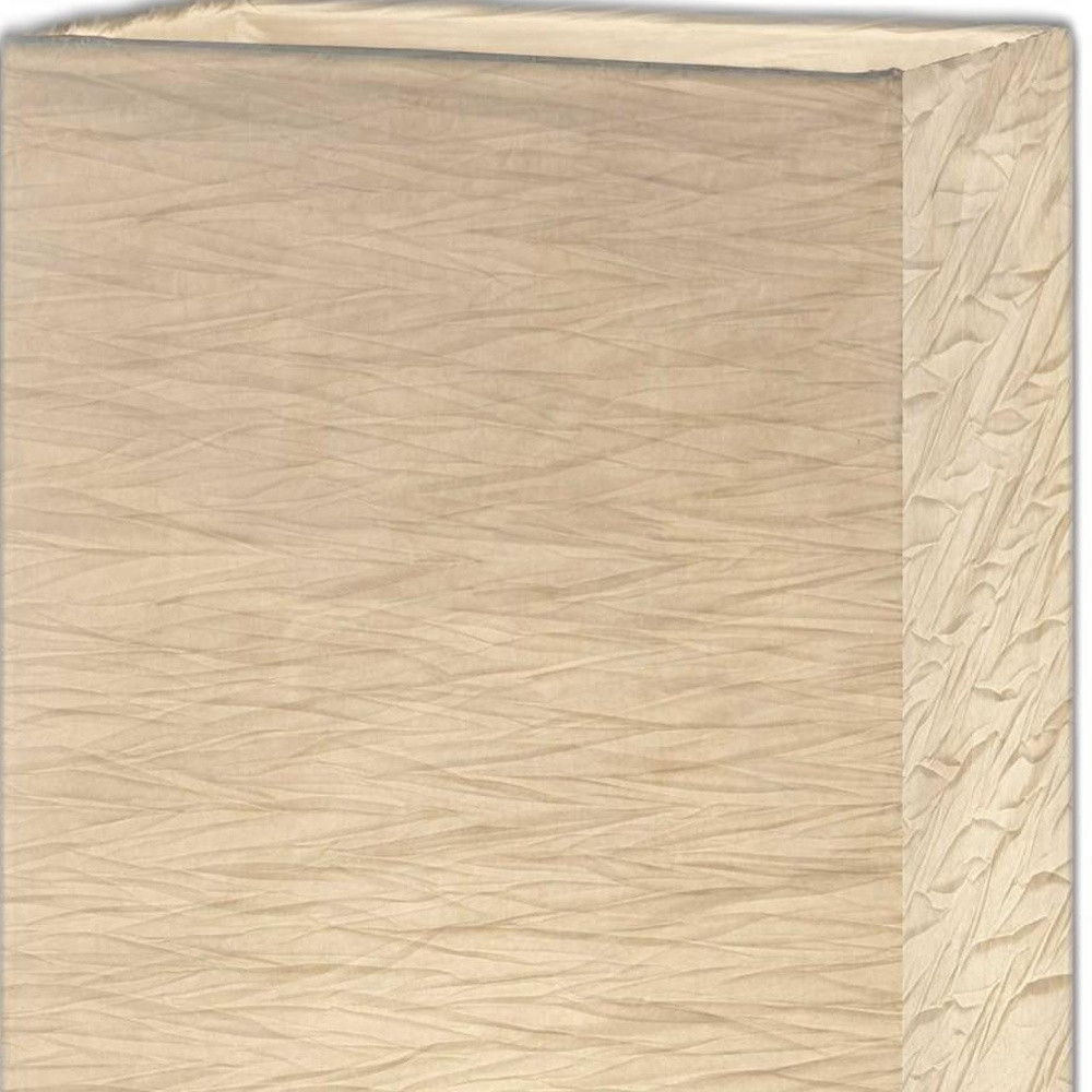 Wildside Paper Shade With Walnut Wood Table Lamp - Light Brown