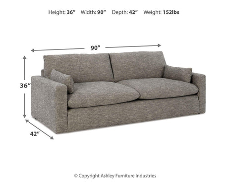 Dramatic - Sofa - Granite - view 7