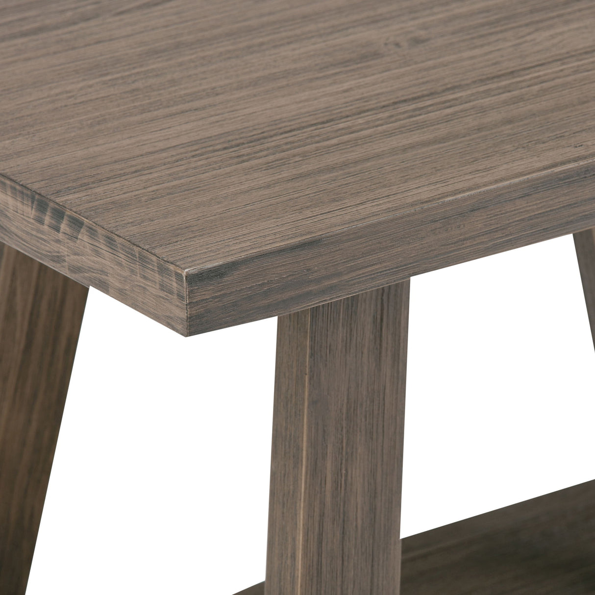 Dylan - Entryway Bench - Driftwood by Simpli-Home | Bel Furniture