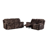 Bruni - Console Reclining Loveseat With Manual Recline