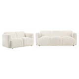Dorset - Upholstered Round Track Arm Sofa Set