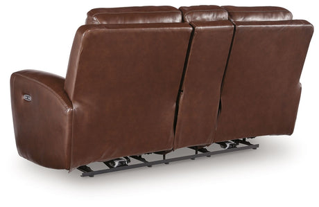 Bexhurst - Power Reclining Loveseat With Console / Adjustable Headrest - view 16