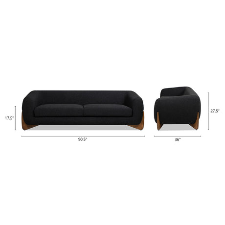 Alpine - Luxurious Upholstery Sherpa Sofa - view 32