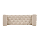 Lewis Bolster - Arm Entryway Bench by Jennifer Taylor Home | Bel Furniture