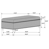 Laughton - Hand - Woven Banana Leaf Storage Trunk - Amber by CoasterEssence | Bel Furniture