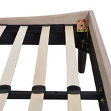 Aspen - Vertical Tufted Modern Headboard Platform Bed Set by Jennifer Taylor Home | Bel Furniture