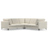 Ava - Mid Century Corner Sectional Sofa Handcrafted Beige by Simpli-Home | Bel Furniture