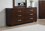 Jessica - 6-drawer Dresser by CoasterEssence | Bel Furniture