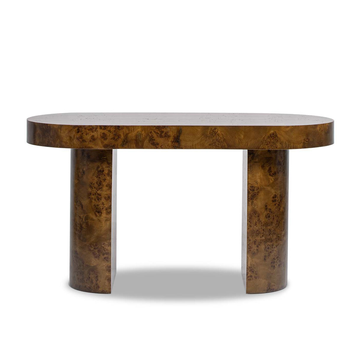 Jesse - Single Drawer Oval Computer Desk by Jennifer Taylor Home | Bel Furniture