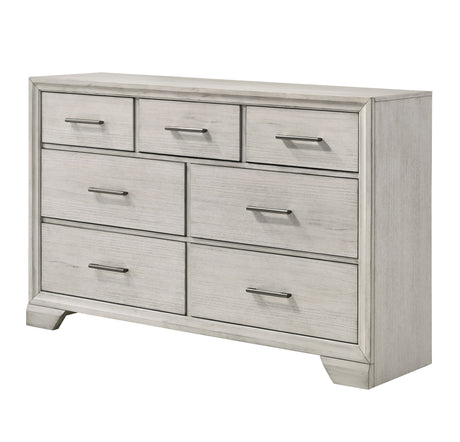 Jaymes - Dresser, Mirror White Dresser by Crown Mark | Bel Furniture