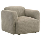 Dorset - Fabric Upholstered Round Track Arm Accent Chair