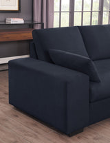 Joshua - 100" Sectional Sofa with Right Facing Chaise and Console Ottoman by Lilola Home | Bel Furniture