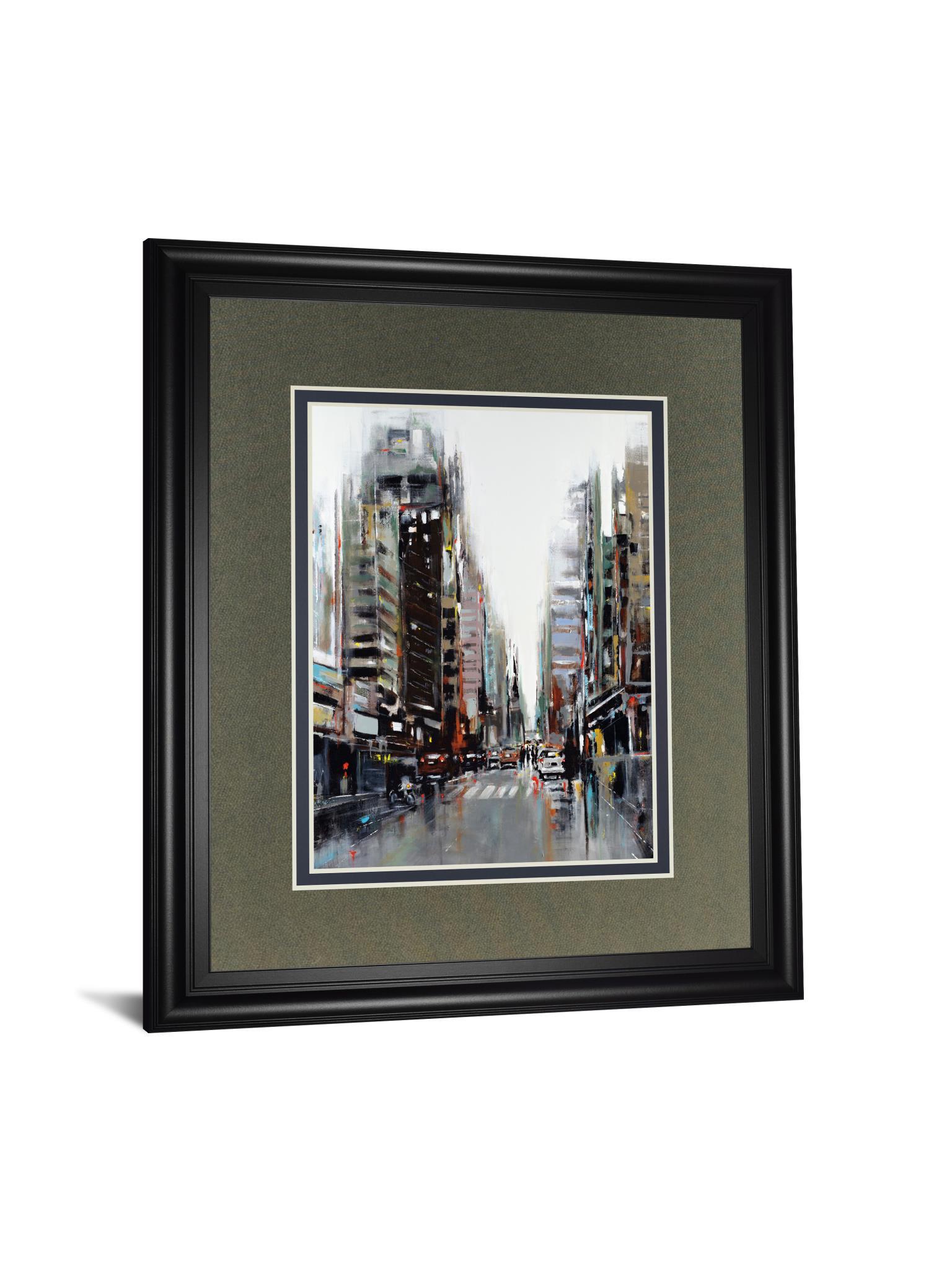 La Ville By Kadniri, A. - Framed Print Wall Art - Dark Gray