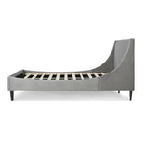 Aspen - Vertical Tufted Modern Headboard Platform Bed Set by Jennifer Taylor Home | Bel Furniture