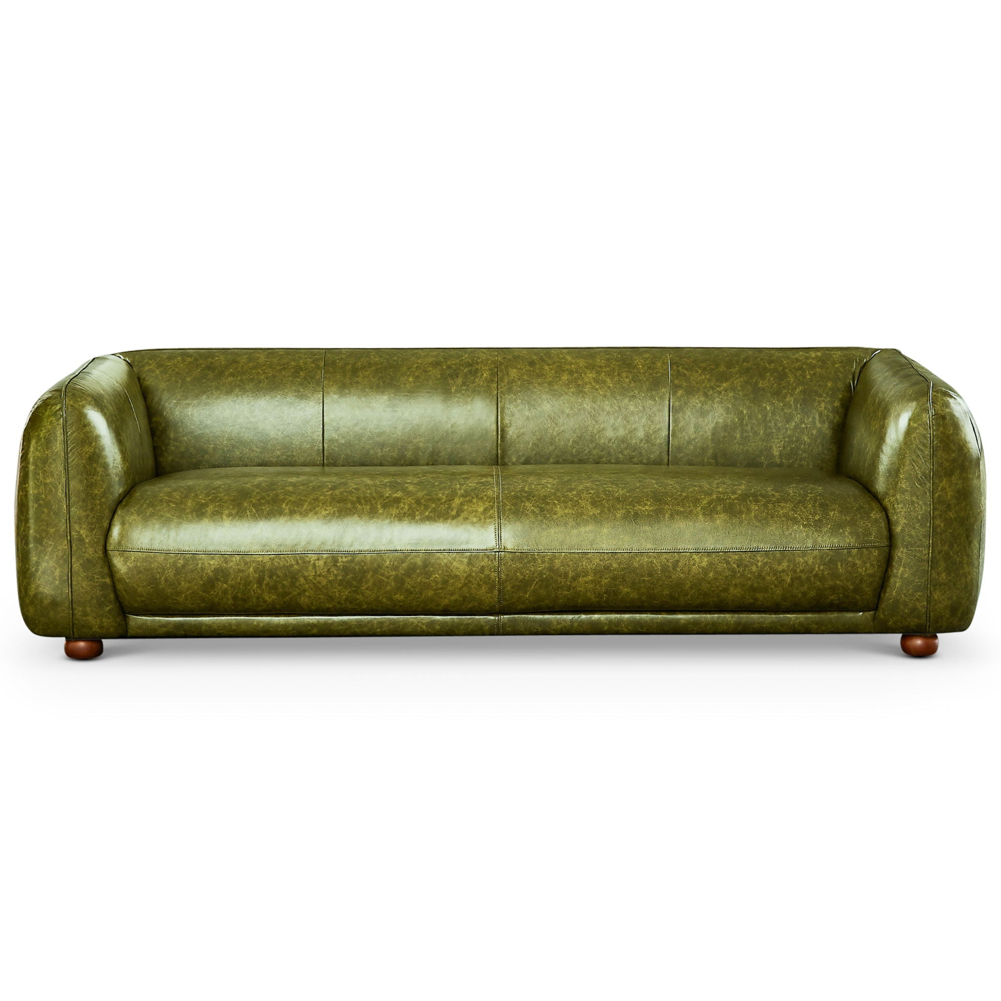 Marlon - Luxury Italian Leather Sofa - Green