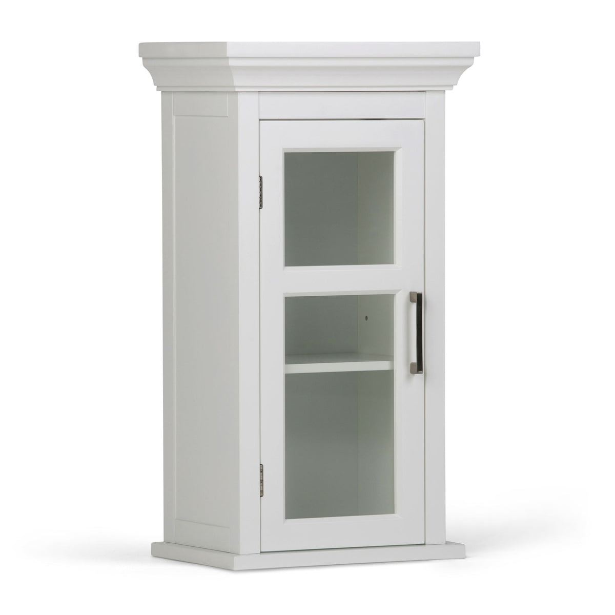 Avington - Single Door Wall Cabinet - Pure White by Simpli-Home | Bel Furniture