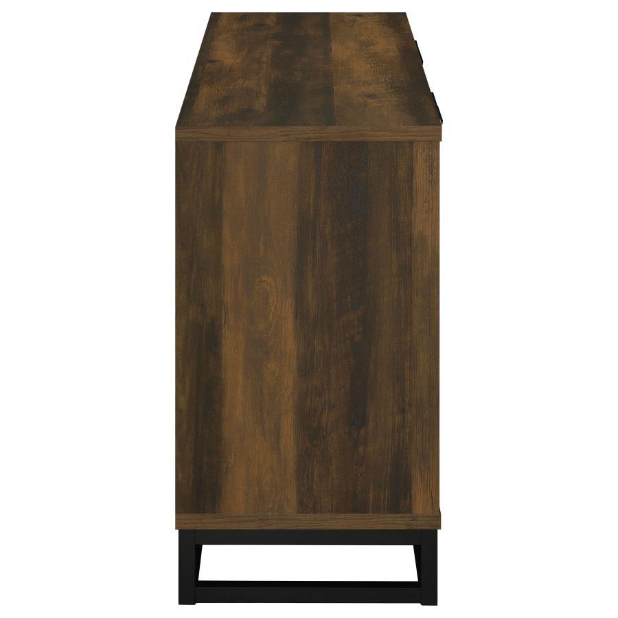 Ryatt - 4 Door Engineered Wood Accent Cabinet - Dark Pine