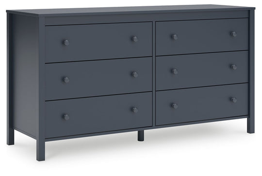 Simmenfort - Navy Blue - Six Drawer Dresser by Signature Design by Ashley® | Bel Furniture