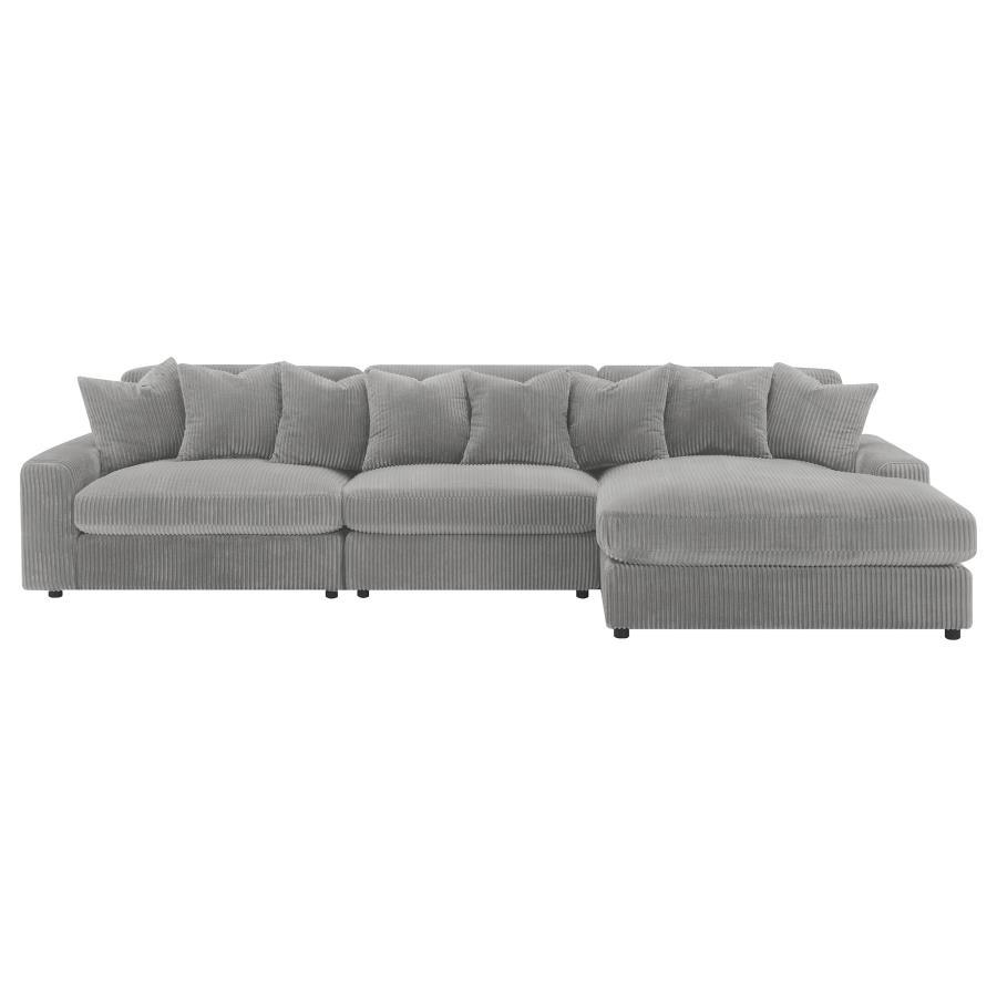 Blaine - Reversible Upholstered Chaise Sectional Sofa by Coaster Fine Furniture | Bel Furniture