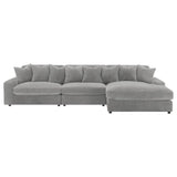 Blaine - Reversible Upholstered Chaise Sectional Sofa by Coaster Fine Furniture | Bel Furniture