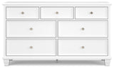 Fortman - White - Dresser by Signature Design by Ashley® | Bel Furniture