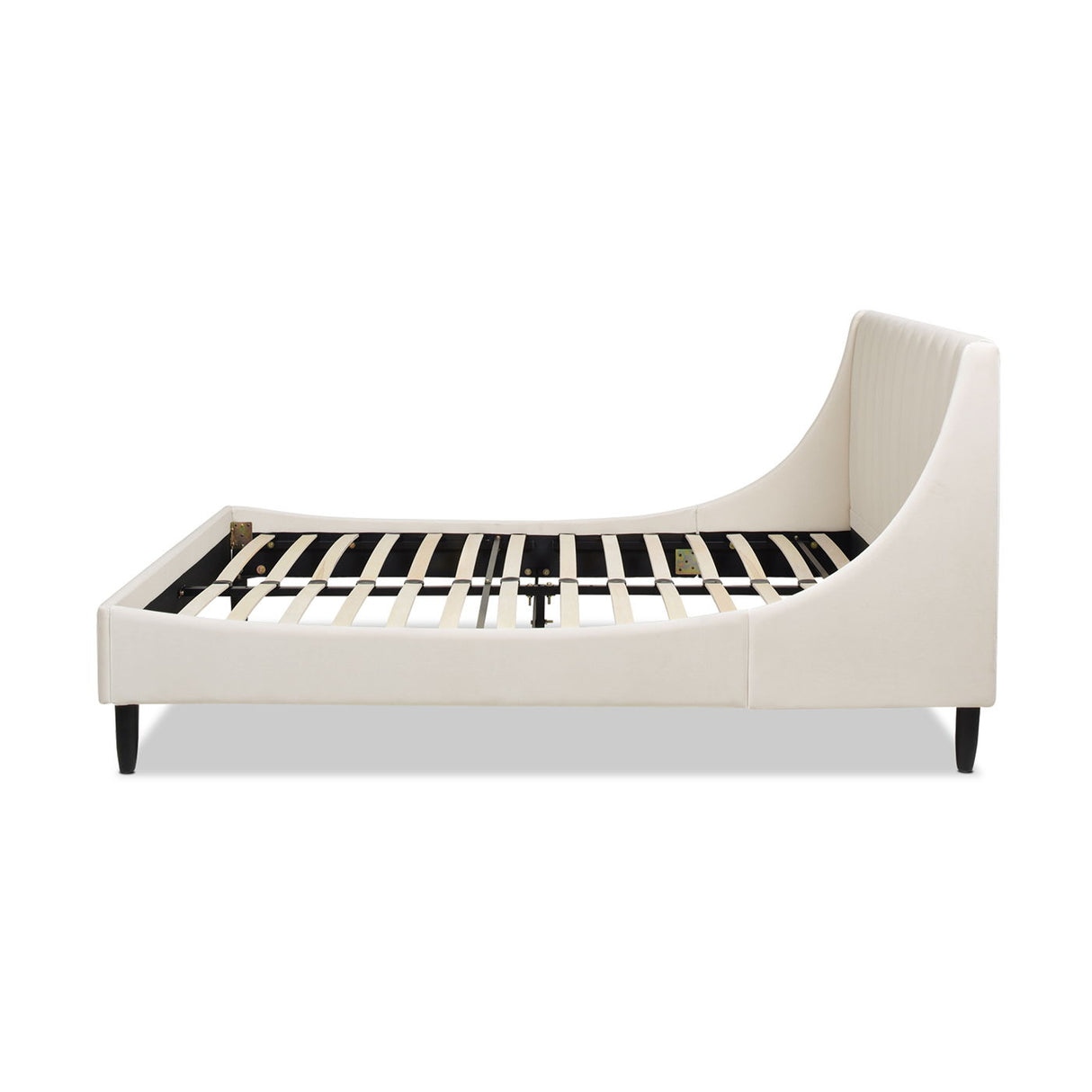 Aspen - Vertical Tufted Modern Headboard Platform Bed Set by Jennifer Taylor Home | Bel Furniture