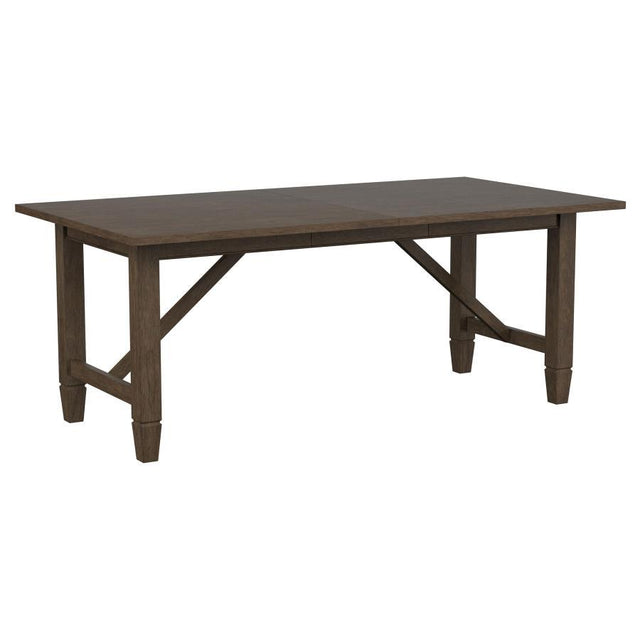 Matisse - Rectangular Wood Dining Table - Dark Brown by Coaster Fine Furniture | Bel Furniture