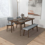 Carlos - Upholstered Bench by Ashcroft Furniture | Bel Furniture