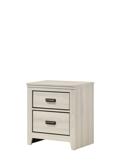 Carter - Nightstand White by Crown Mark | Bel Furniture