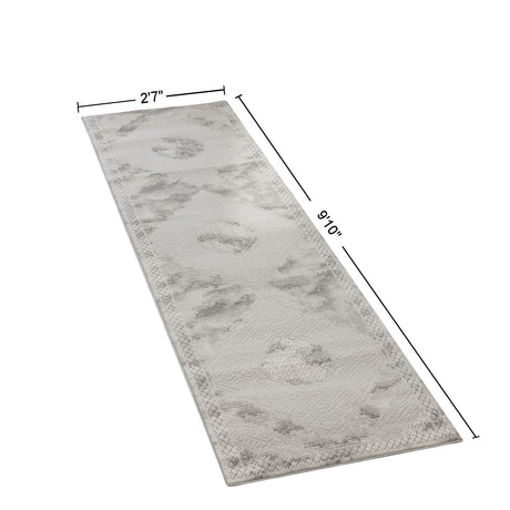 Geometrix - Medallion Rug With Geometric 3D Effect - view 8