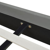 Aspen - Vertical Tufted Modern Headboard Platform Bed Set by Jennifer Taylor Home | Bel Furniture