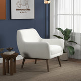 Panom - Lounge Chair - Brown / White by Ashcroft Furniture | Bel Furniture
