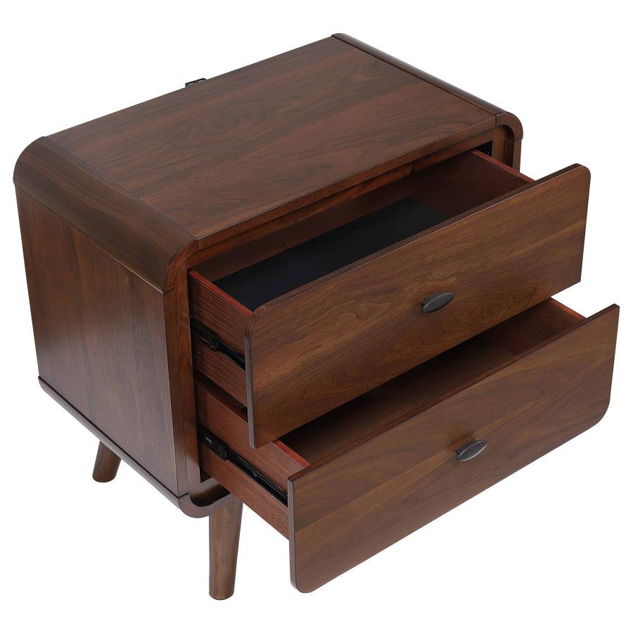 Robyn - 2-Drawer Nightstand by CoasterEssence | Bel Furniture