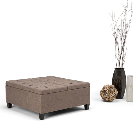 Harrison - Upholstered Coffee Table Storage Ottoman - view 145