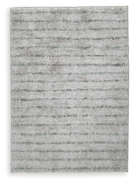 Laddway - Rug Gray 5' x 7' by Signature Design by Ashley® | Bel Furniture