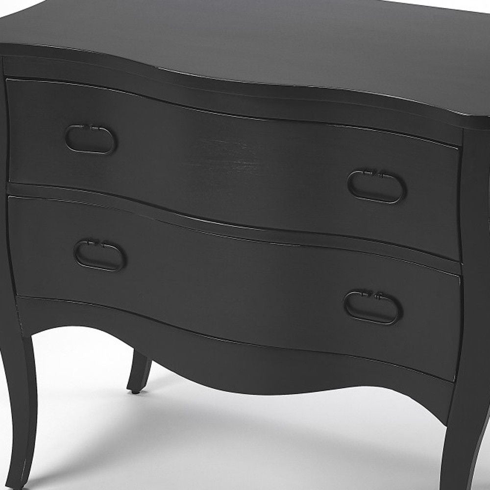 2 Drawer Chest - Black