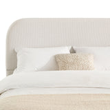 Linton - Upholstered Platform Bed With Curved Headboard