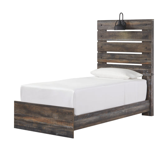 Drystan - Panel Bed Beige Twin None by Signature Design by Ashley® | Bel Furniture