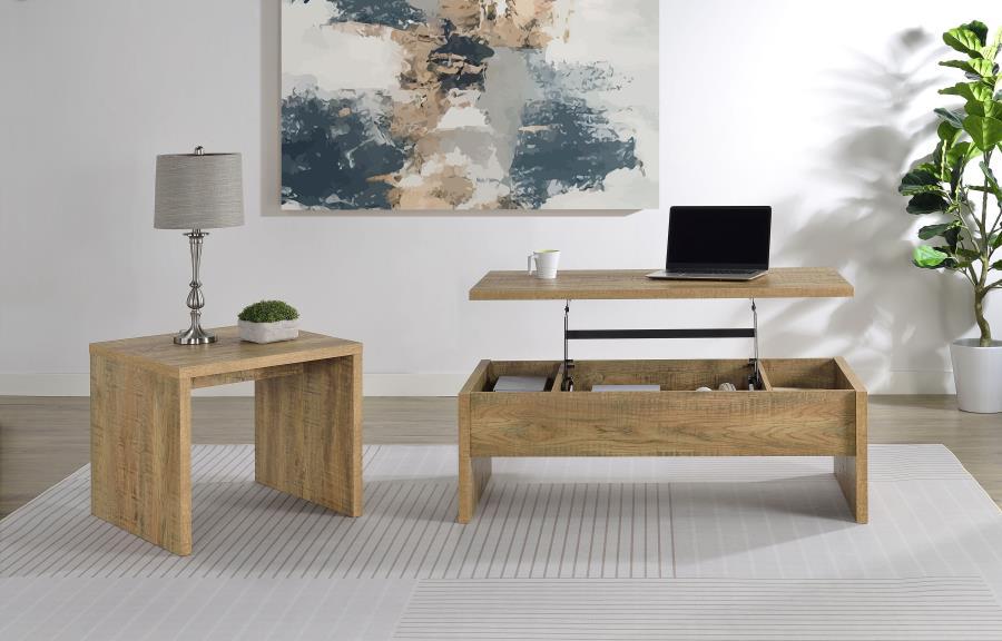 Canoga - Engineered Wood Lift Top Cocktail Coffee Table - Mango