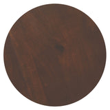 Winnie - Round Coffee Table - Walnut by Simpli-Home | Bel Furniture