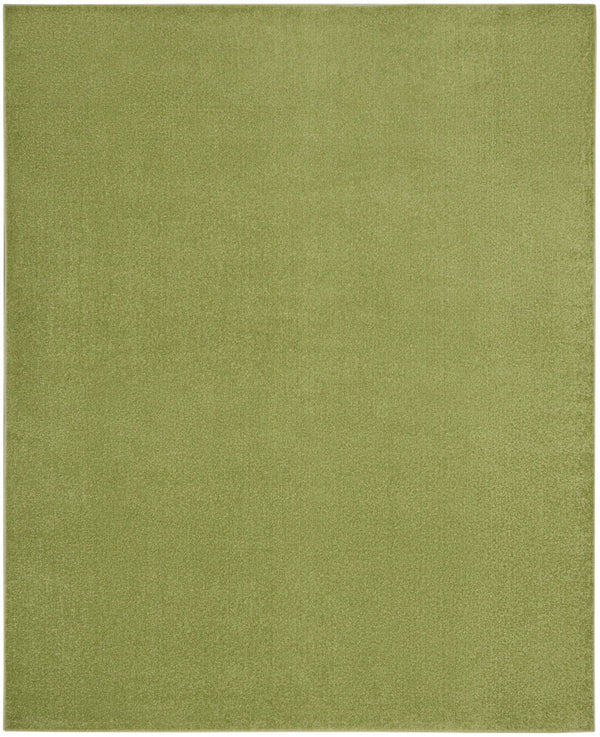 10' X 14' Non Skid Indoor / Outdoor Area Rug - Green