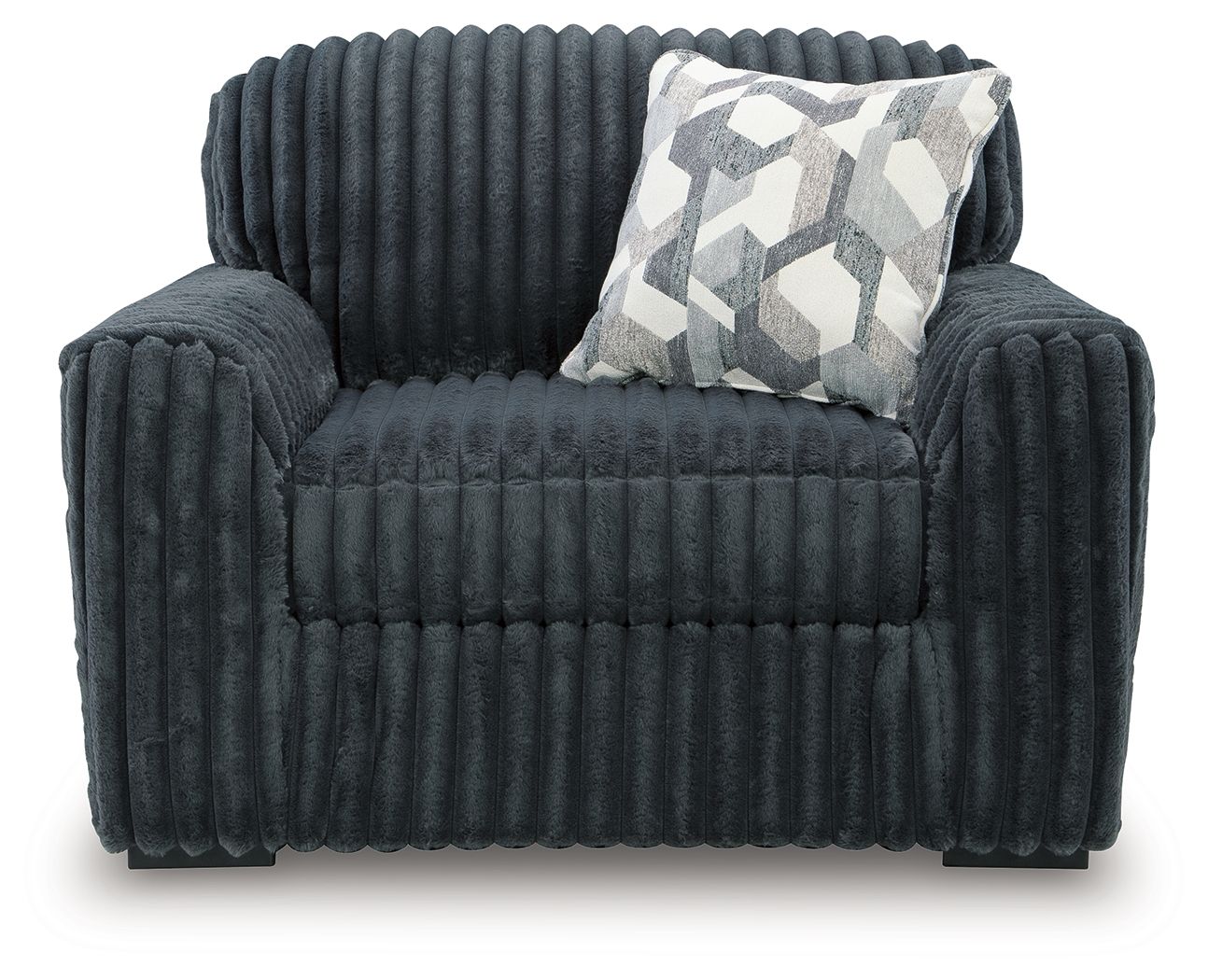 Midnight Madness Chair & a Half – Corduroy Upholstery | Bel Furnit