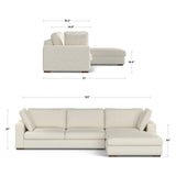 Charlie - Upholstered Deep Seater Sectional Sofa by Simpli-Home | Bel Furniture