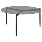 Rosalie - Round Smoked Glass Top Table