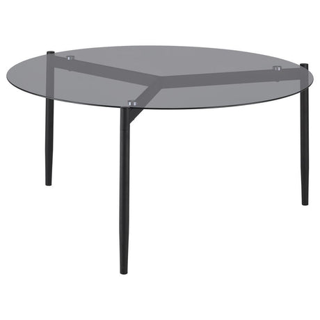 Rosalie - Round Smoked Glass Top Table