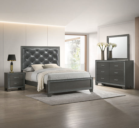 Kaia - Bedroom Set Dark Gray by Crown Mark | Bel Furniture