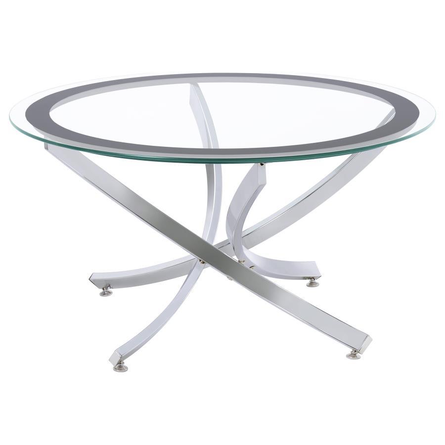 Brooke - Round Coffee Table Set by Coaster Fine Furniture | Bel Furniture