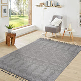 Guros - 8' X 10' Traditional Indoor / Outdoor Area Rug - White